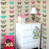Butterflies Allover Stencil, Reusable Trendy Stencils For Easy DIY Home Decor