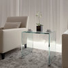 Whole Tempered Glass Coffee Table Clear End Table Transparent Side Table