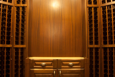 Inspiration for a wine cellar remodel in Calgary