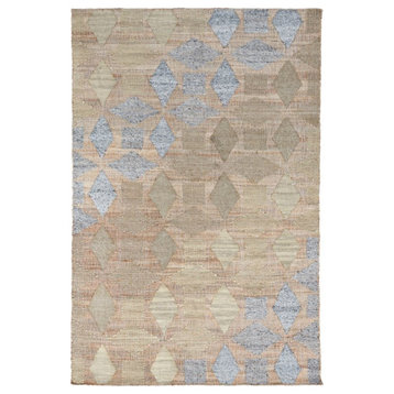 Kosas Home Jules 60x96" Handwoven Jute and Wool Area Rug in Natural Multi