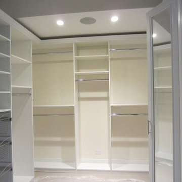 White Walk In Closet