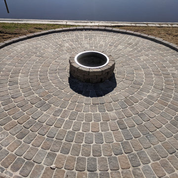 Gorgeous (Large) Lake View Fire Pit and Circular Patio