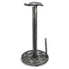 Antique Silver Cast Iron Sea Turtle Paper Towel Holder 13'', Beach Style