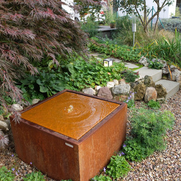 Vier-Jahreszeiten-Reihenhaus-Garten