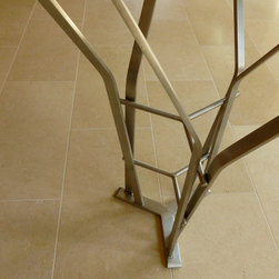 Breakfast nook table leg - Furniture