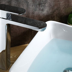 Vicenza Single Handle Deck Mounted Bathroom Sink Faucet - Bathroom Sink Faucets