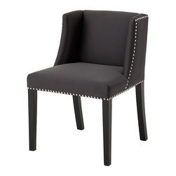 Chair St. James in Dark Grey - Armchairs & Accent Chairs