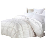 Egyptian Bedding - Luxurious Siberian Goose Down Comforter 600 Thread Count 750FP, King - Package contains One White Goose Down Comforter in a beautiful zippered package. Wrap yourself in these 100% Egyptian Cotton Superior Down Comforters that are truly worthy of a classy elegant suite, and are found in world class hotels. Woven to a luxurious 600 threads per square inch,these fine Down Comforters are crafted from Long Staple Giza Cotton grown in the lush Nile River Valley since the time of the Pharaohs. Comfort, quality and opulence set our Luxury Bedding in a class above the rest. The ultimate in luxury! this amazing light 750 + fill power goose down comforter floats within a 600 Thread count 100% Egyptian cotton .The result is a comforter so luxurious and soft, you will believe you are truly covering with a cloud, night after night. Warranty only when purchased from Egyptian Bedding Reseller.