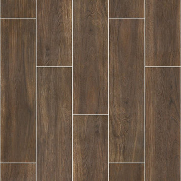 Shaw CS48P Valentino - 8" x 32" Rectangle Floor and Wall Tile - - Hollywood