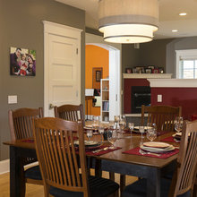 grown molding and tall baseboard