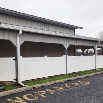 VINYL FENCE + ARTIFICIAL TURF INSTALLATION | GETTYSBURG, PA FENCING PROJECT