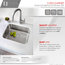 23"L x 18"W Stainless Steel Single Basin Dual mount Kitchen Sink with Strainer