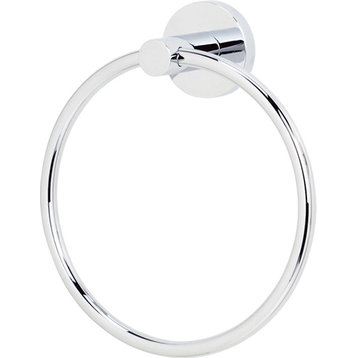 Alno Modern Towel Ring 6" in Polished Chrome