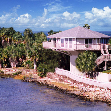 Florida Keys Elevated Pedestal Hurricane House