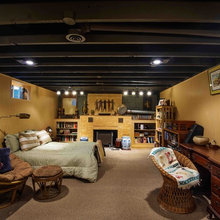 Basement bedroom