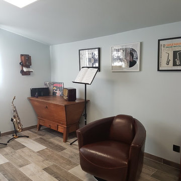 Salle de musique aux accents Jazzy