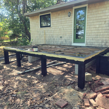 Deck with marsh view