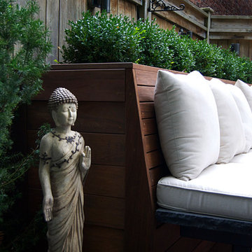 North York Custom Ipe Deck with Fire Table