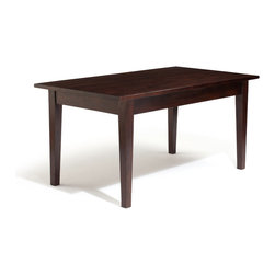 Malang Dark Teak Dining Table Small - Products