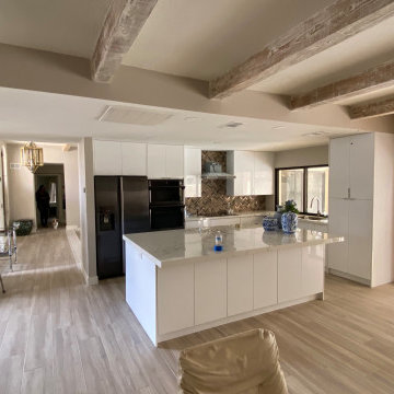 Moder open space kitchen