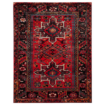 Safavieh Vintage Hamadan Collection VTH211 Rug, Red/Multi, 11'x15'