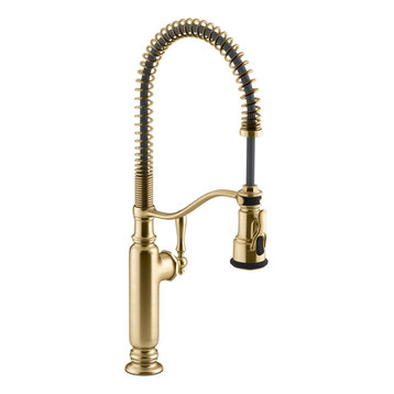 Kohler K-77515 Tournant 1.5 GPM 1 Hole Pre-Rinse Kitchen Faucet - Vibrant
