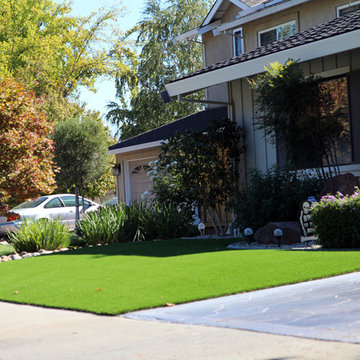 Artificial grass installation in Pleasanton, CA 2