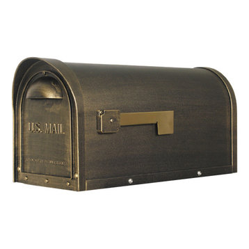 Classic Curbside Mailbox, Hand Rubbed Bronze