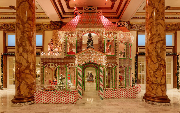 San Francisco's Fairmont Hotel Presents a Life-Size Gingerbread House