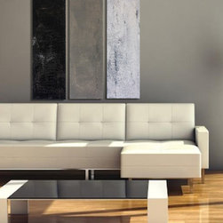 Preethi Arts - "Light" 36x36 Original Large Modern abstract Painting - Paintings