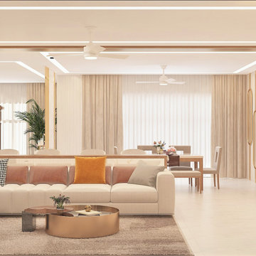 Family Lounge | Prestige White Meadows | Contemporary Design | Artis Interiorz