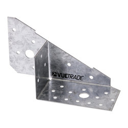 VUETRADE Triple Grip Right Hand Galvanised Building Bracket - Building Materials