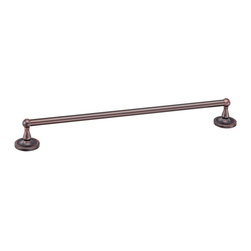 Door Corner - Naples Series Bathroom Collection, 24" Towel Bar - Towel Bars