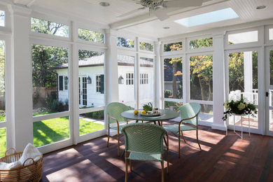 Inspiration for a timeless sunroom remodel in DC Metro