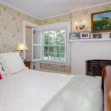 Double Hung Window in Wonderful Bedroom - Renewal by Andersen Long Island, Queen