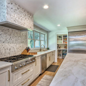 Melrose Kitchen Range Wall and Pantry