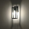 CHLOE Lighting Richard Transitional 1-Light Textured Black Outdoor Wall Sconce