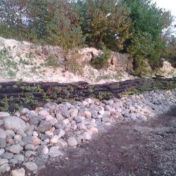 Shoreline Restoration of Campsite on Hot Dog Island on Turtle Flambeau Flowage