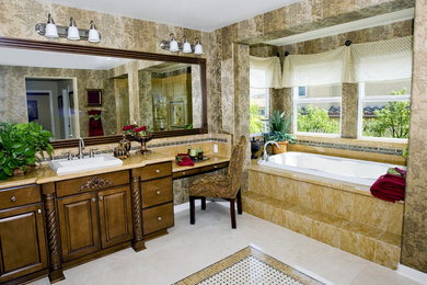 Inspiration for a timeless bathroom remodel in San Diego