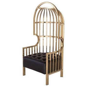 Birdcage Chair, Guerites Chair, Gold Iron Balloon Chair, Canopy Porter Chair