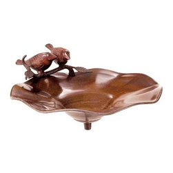 Achla Designs Antiqued Birdbath with Birds - Bird Baths