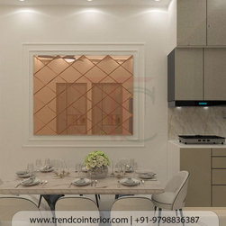 Open kitchen design with dinning space - Kitchen Cabinets