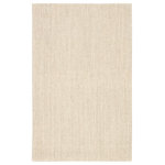 Jaipur Living - Jaipur Living Naples Natural Solid White/Taupe Area Rug, 9'x12' - Versatile and organic in the same moment, this natural area rug lends the perfect foundation to coastal and global-style spaces alike. Made of sisal fibers, this woven and texture-rich layer boasts neutral taupe and white tones.