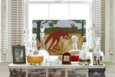 Eclectic living room photo in Atlanta