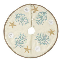 Nautical Tree Skirt - Table Top - New - Christmas Tree Skirts