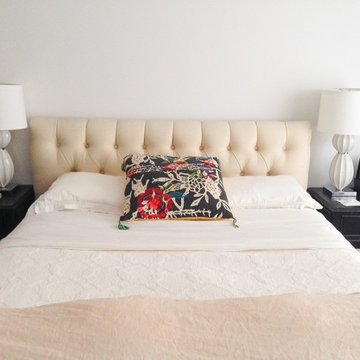 NY Home with Silk Drum Shades