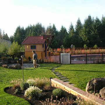 Modern Landscape Design Style in Winter