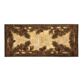 Pine Cone Gingham Rug, 20