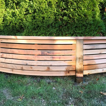 South Surrey Client Designed Small Dog Fence