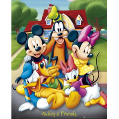 ▷ Mickey & Minnie in Paris by Zak, 2021, Print
